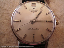 Load image into Gallery viewer, Longines Rare Type &#39;Flagship&#39; with Date at Twelve, Automatic, Large 34mm
