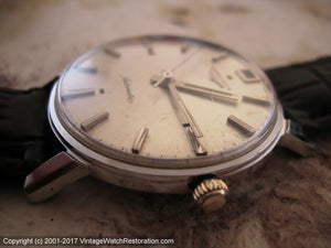 Longines Rare Type 'Flagship' with Date at Twelve, Automatic, Large 34mm