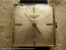 Load image into Gallery viewer, Longines Square Silver Dial, Manual, 26x26mm
