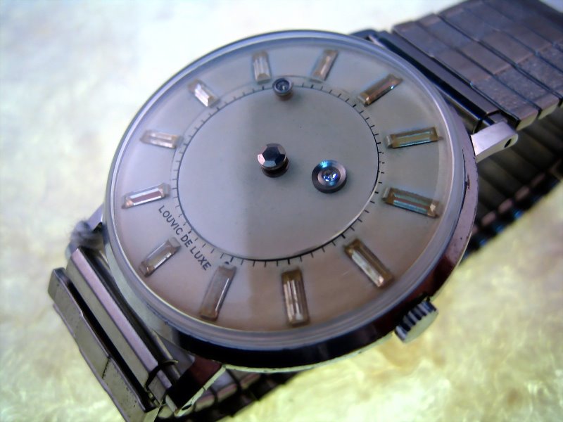 HOT De Luxe Mystery Louvic Mystery Dial Watch Louvic Mystery