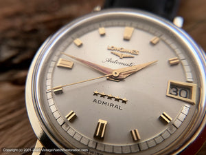 Longines 'Admiral' 5-Star Mint Dial with Date, Automatic, Large 35mm