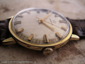 Marvin Original Silver Dial with Light Patina, Manual, 34mm