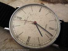 Load image into Gallery viewer, Huge Marvin Mottled Sand Colored Roman Dial, Manual, Huge 39mm

