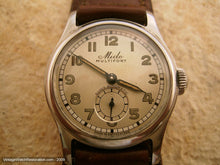 Load image into Gallery viewer, Mido Multifort Early Military Style Bumper with Original Pig Skin Strap, Manual, 28.5mm
