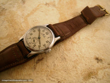 Load image into Gallery viewer, Mido Multifort Early Military Style Bumper with Original Pig Skin Strap, Manual, 28.5mm
