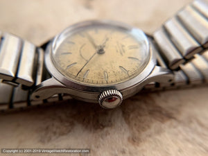 Mido Multifort Extra Super Bumper Movement with Lovely Yellow Patina Dial, Automatic, 30.5mm