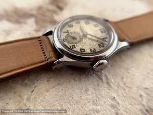 Mido Multifort Sweet Parchment Dial with Period Pigskin Strap, Bumper Automatic, 28.5mm