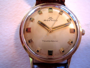 Movado Solid 14k Gold, Automatic, 33mm