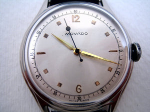 Elegantly simple and stylish Movado, Manual, Very Large 37mm