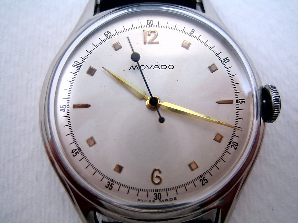 Elegantly simple and stylish Movado, Manual, Very Large 37mm