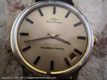 Load image into Gallery viewer, Movado Tempest-Matic Sub Sea with Date, Automatic, Large 36mm
