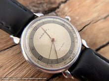 Load image into Gallery viewer, Marvin with Elegant Two Tone Original Military Style Dial, Horned Lugs, c.1940s, Manual, Large 36mm
