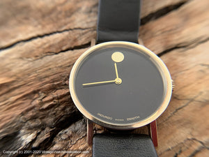Movado Zenith Perfect 'Museum' Gold Dot, Manual, 30.5mm