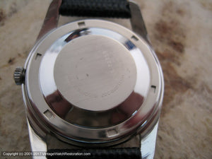 NOS Nivada Grenchen (Croton) 'Antarctic' with Snow Drift Dial, Automatic, Large 35mm