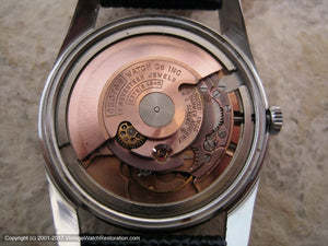 NOS Nivada Grenchen (Croton) 'Antarctic' with Snow Drift Dial, Automatic, Large 35mm