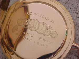 Omega 18k Pocket Watch, Manual, 54mm