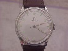 Load image into Gallery viewer, Omega Military Stainless Steel, Cal 30T2 SC, Manual, 33mm
