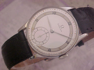 Omega Two Tone dial, Cal 30T2, Manual, 33mm