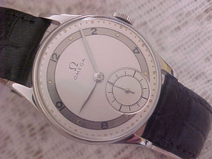 Omega Two Tone dial, Cal 30T2, Manual, 33mm