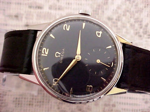 Omega Stainless Steel Cal 30T2 40´s, Manual, Large 35.5mm