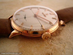 Omega Solid 18k Rose Gold Cal 268, Manual, Oversized 37mm