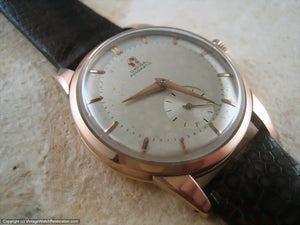 Beefy 18K Pink Gold Bumper with Patina, Automatic, Very Large 35mm