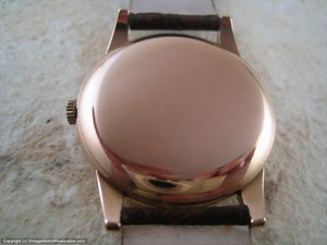 Beefy 18K Pink Gold Bumper with Patina, Automatic, Very Large 35mm