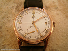 Load image into Gallery viewer, Stunning Ivory and Gold 18K Omega with Cross Hair, Manual, Large 35mm
