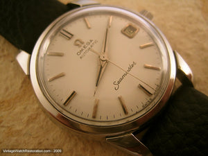 Super Clean Omega Seamaster with Date, Automatic, Large 34.5mm
