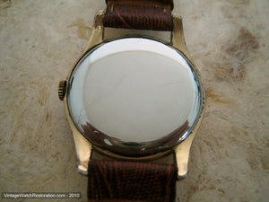 Beefy Textured Dial Omega Rose Gold, Manual, Large 35mm