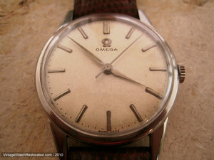 Classic Understated Omega, Manual, Large 34.5mm