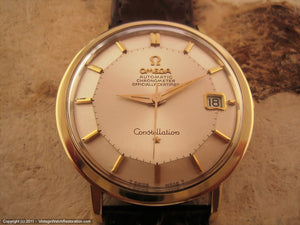 Magnificent Omega Constellation Chronometer with Date, Automatic, Very Large 36mm