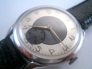 Large Omega gray circle beauty, Manual, Very large 36mm