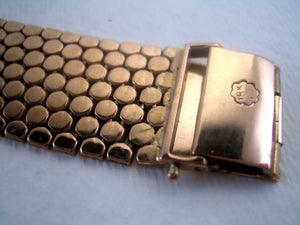 18K Rose Gold Omega 2-Tone with Solid Gold Bracelet, Manual, Huge 37mm