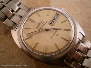 Original Omega Chronometre Constellation with Stainless Bracelet, Automatic, 35mm