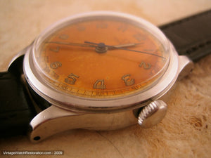 Killer Omega 30T2SC with Amber Patina Dial, Manual, 35mm