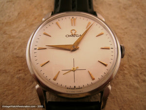 Classic Silver Dial Cal 265 Omega , Manual, Large 35mm