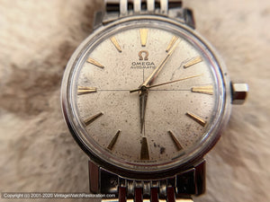 Omega Seamaster with Dial Patina and 'Brick' Bracelet, Automatic, 34mm