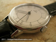 Load image into Gallery viewer, Super elegant early Omega 30T2SC with Stainless Dial, Manual, Large 35mm
