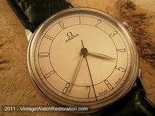 Load image into Gallery viewer, Super elegant early Omega 30T2SC with Stainless Dial, Manual, Large 35mm
