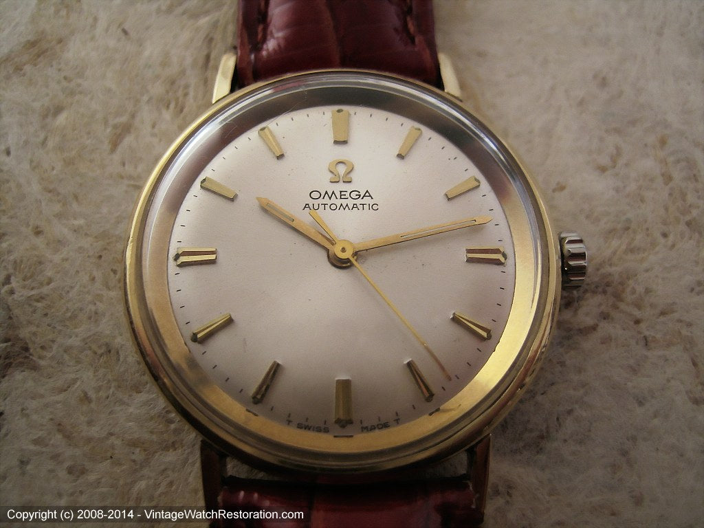 Omega Automatic Silver Dial Classic, Automatic, Large 34.5mm