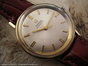 Omega Automatic Silver Dial Classic, Automatic, Large 34.5mm