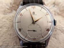 Load image into Gallery viewer, Omega Post WWII Large Ivory Dial Cal 2532C, Manual, Very Large 35.5mm
