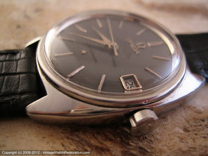 Stainless Omega Constellation Chronometer with Date, Automatic, Large 34mm