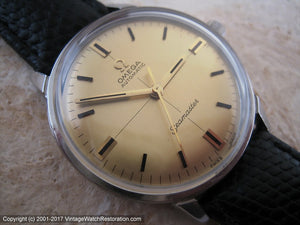 Golden Dial Omega Seamaster Beauty, Automatic, Large 35mm