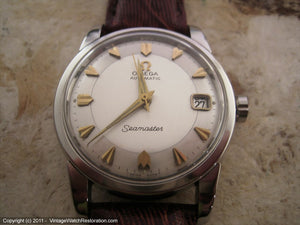 Omega Seamaster Date Two-Tone Dial, Automatic, Large 34.5