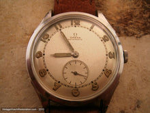 Load image into Gallery viewer, Rare All Original First Automatic Omega Military Bumper with Pigskin Strap, Automatic, Large 35mm
