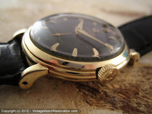 Load image into Gallery viewer, Black Dial Omega Automatic Cal 344 Bumper, Automatic, Large 35mm
