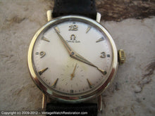 Load image into Gallery viewer, Large 14K Gold Pre-Seamaster Omega Cal 410, Manual, Large 34mm
