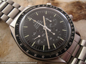 Minty Omega Speedmaster 'Moon Watch' with Black Dial, Manual, Huge 42mm